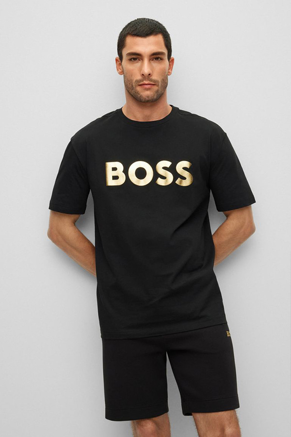T-SHIRT BOSS - 001 BLACK